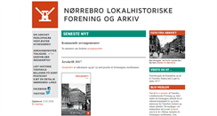 Desktop Screenshot of noerrebrolokalhistorie.dk